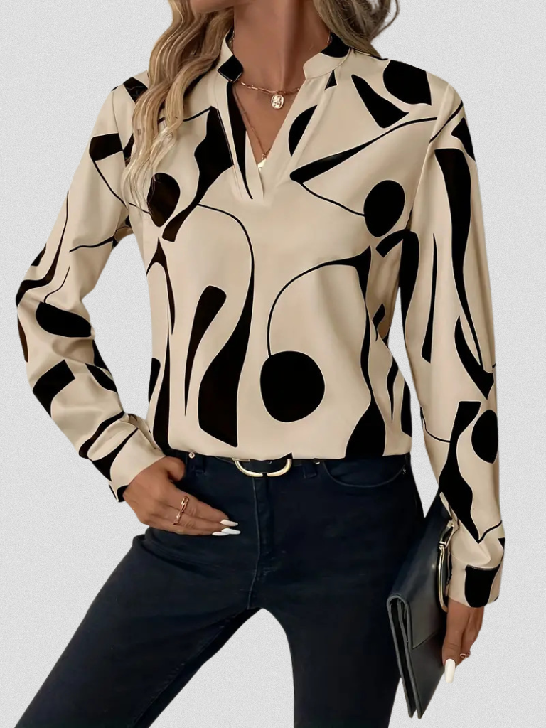 Isolde - Satin look blouse