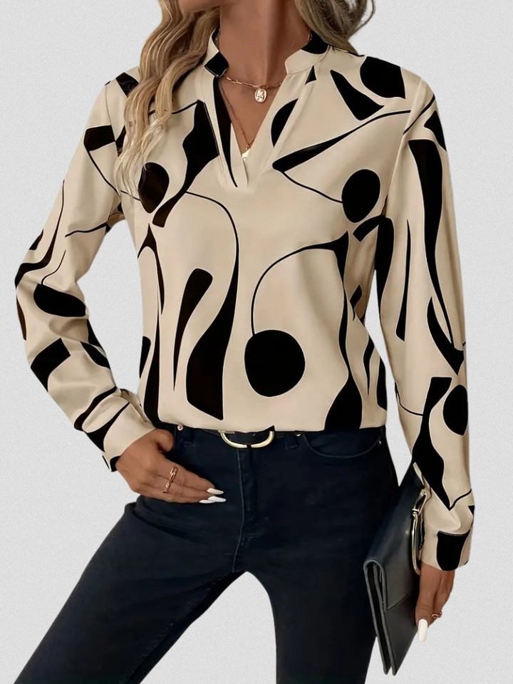 Isolde - Satin look blouse