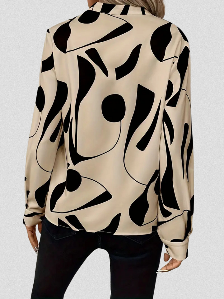 Isolde - Satin look blouse