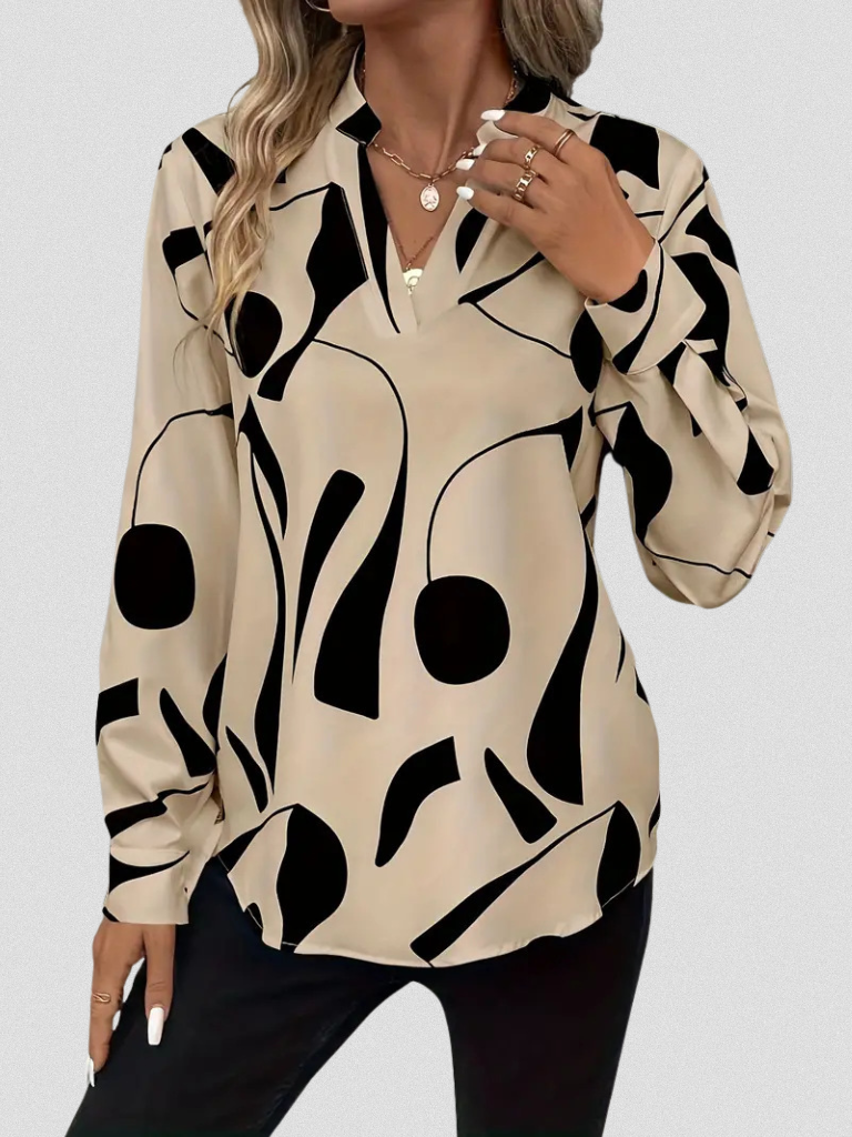 Isolde - Satin look blouse