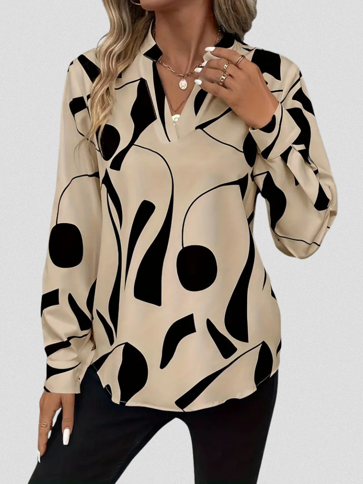 Isolde - Satin look blouse