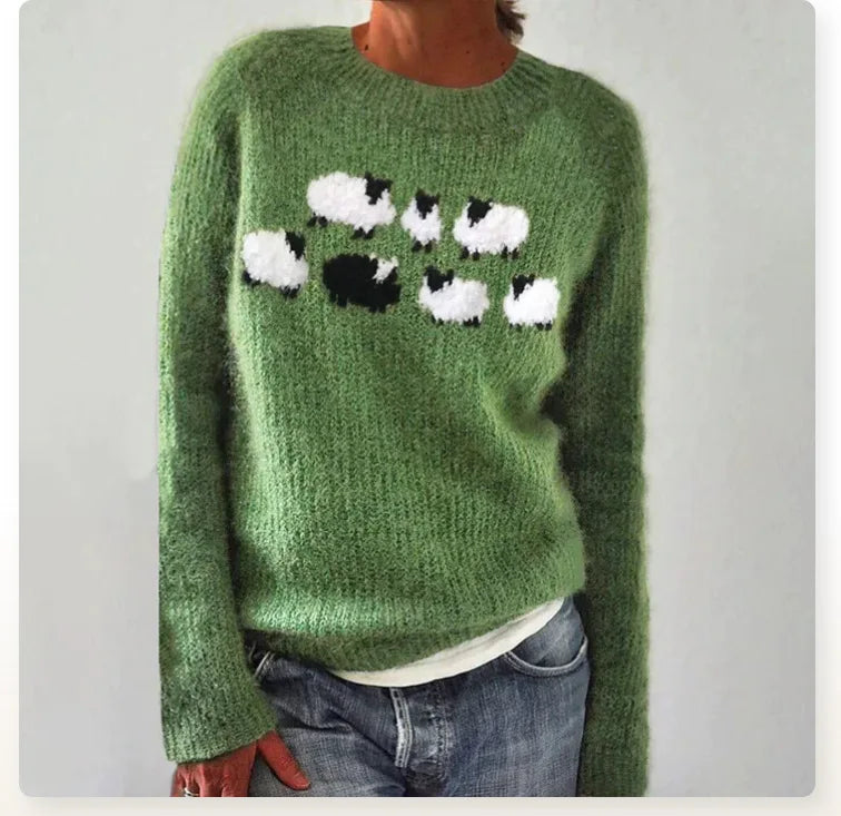 Skylar - Comfortable Cute Sheep Sweater