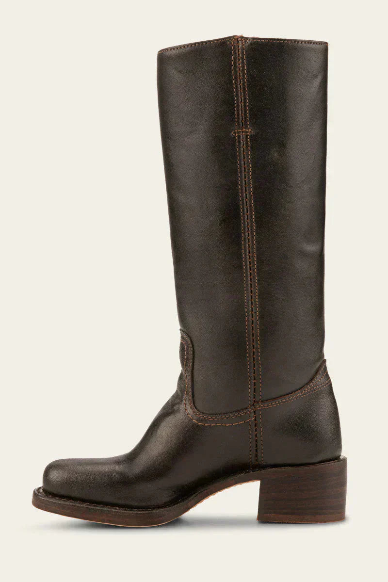 Mabel - Knee-High Boots with Slim Fit and Structured Sole