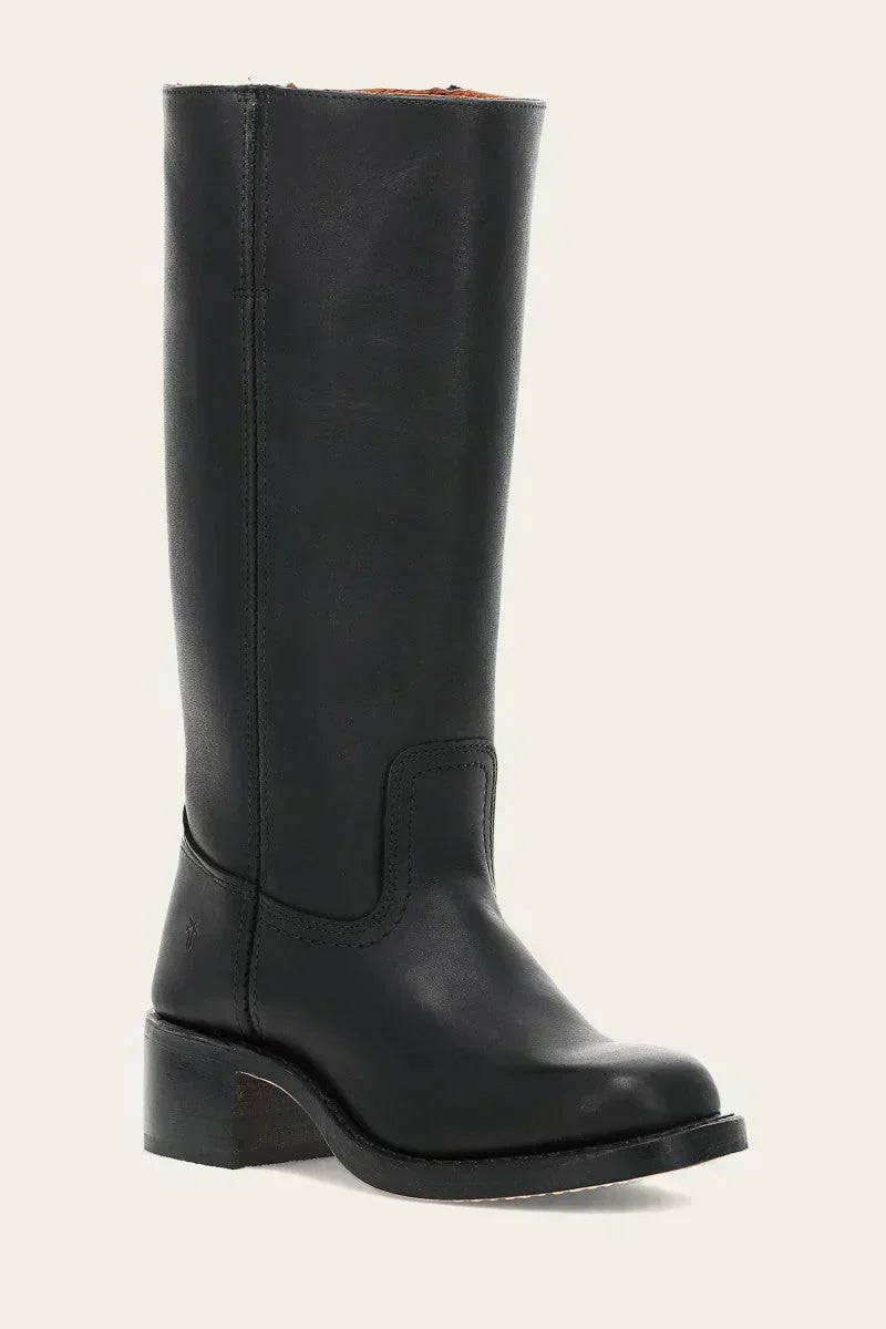 Mabel - Knee-High Boots with Slim Fit and Structured Sole