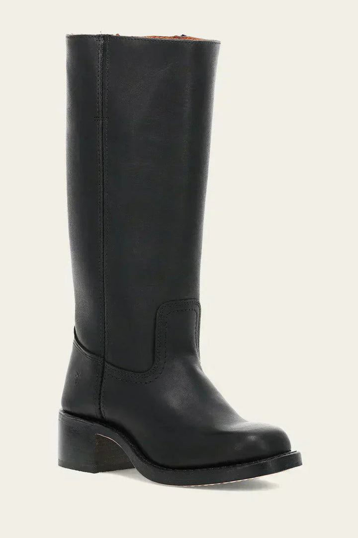 Katerina - Knee-High Boots with Slim Fit and Structured Sole