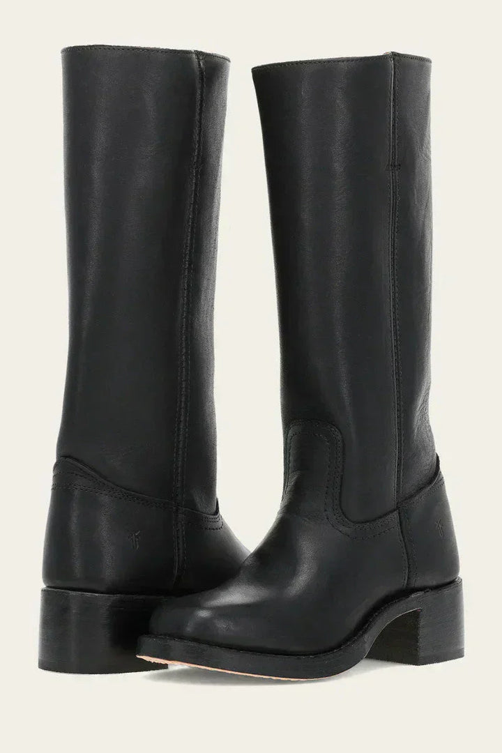 Mabel - Knee-High Boots with Slim Fit and Structured Sole