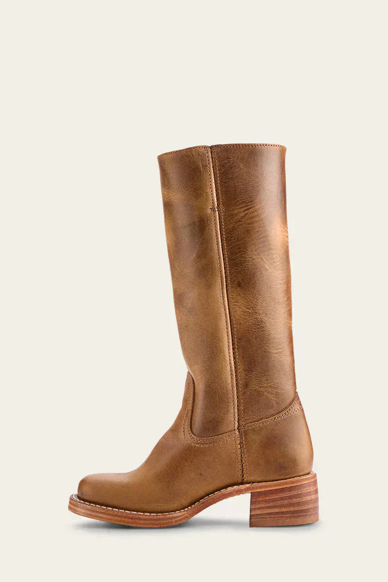 Mabel - Knee-High Boots with Slim Fit and Structured Sole