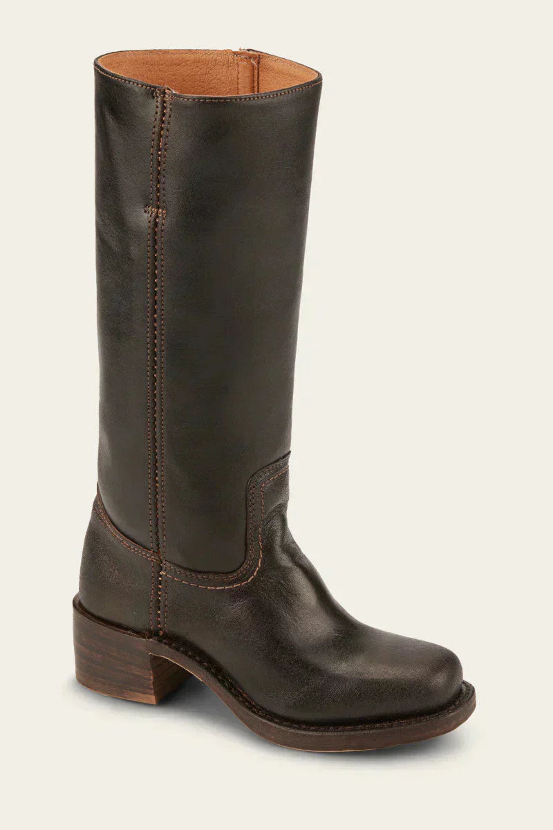Mabel - Knee-High Boots with Slim Fit and Structured Sole