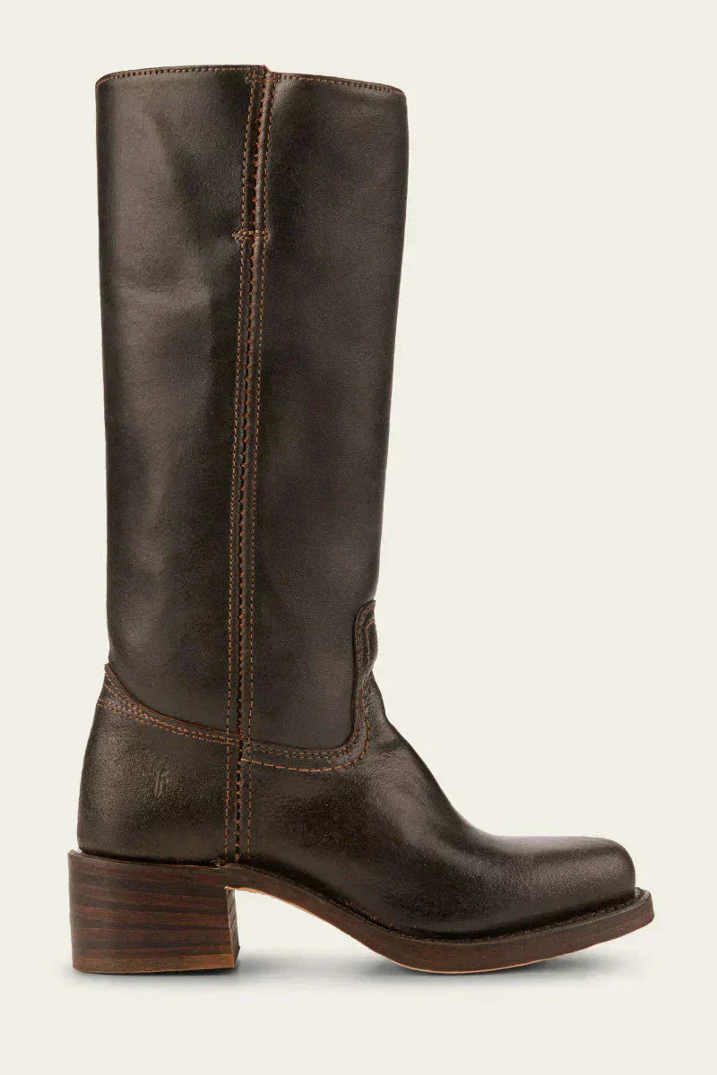 Mabel - Knee-High Boots with Slim Fit and Structured Sole