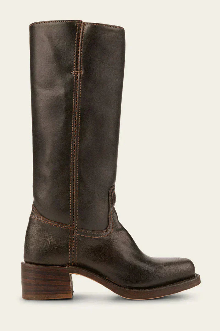 Mabel - Knee-High Boots with Slim Fit and Structured Sole
