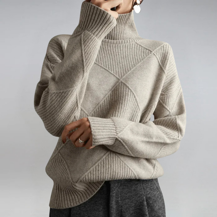 Dominique - Luxe Turtleneck Sweater
