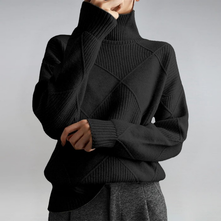 Dominique - Luxe Turtleneck Sweater