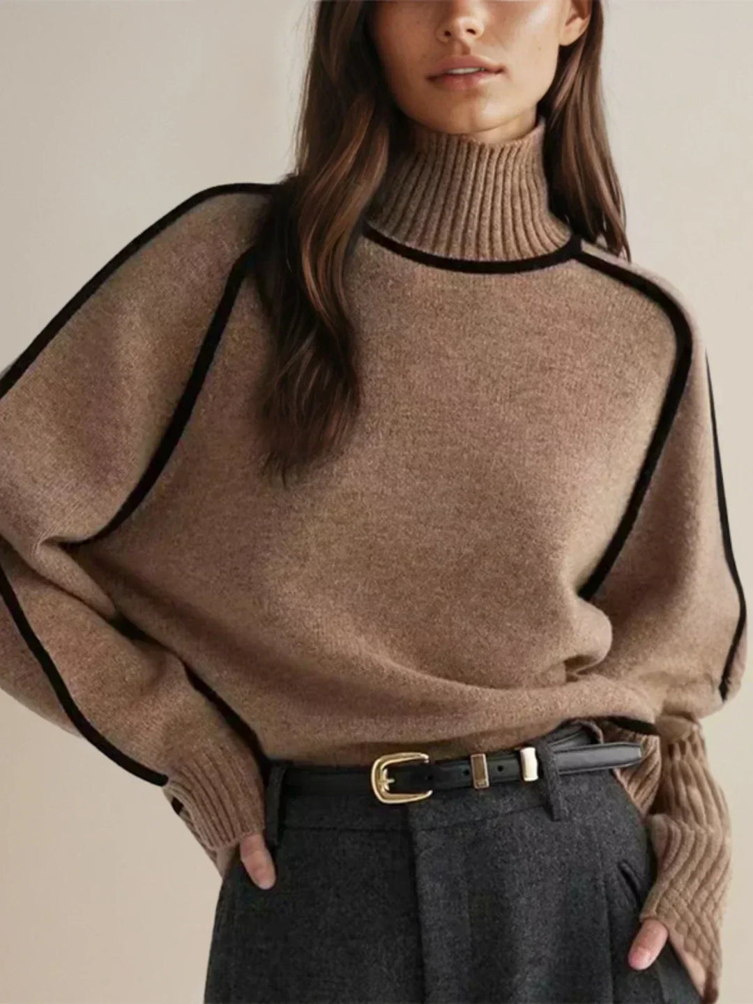 Jasmine - Elegant Turtleneck sweater