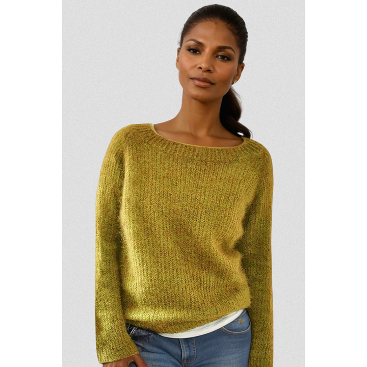 Eilidh – Solid Color Knit Sweater