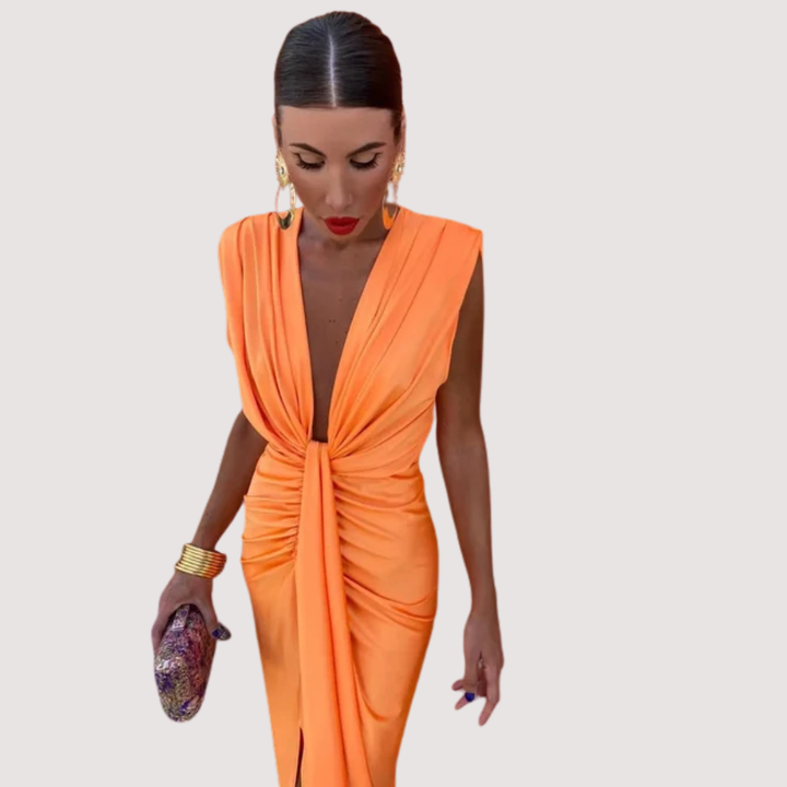 Moriah - Elegant Pleated Dress