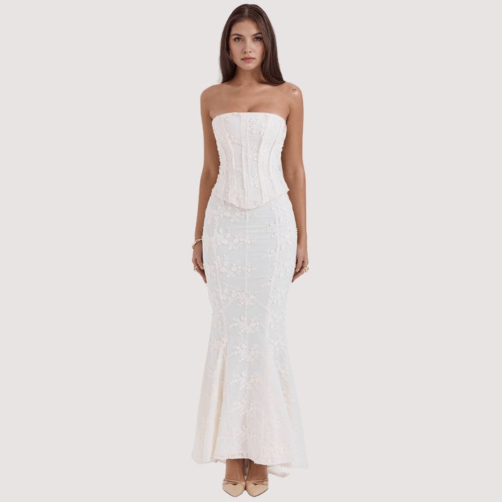 Eevi - Dress with Embroidered Corset