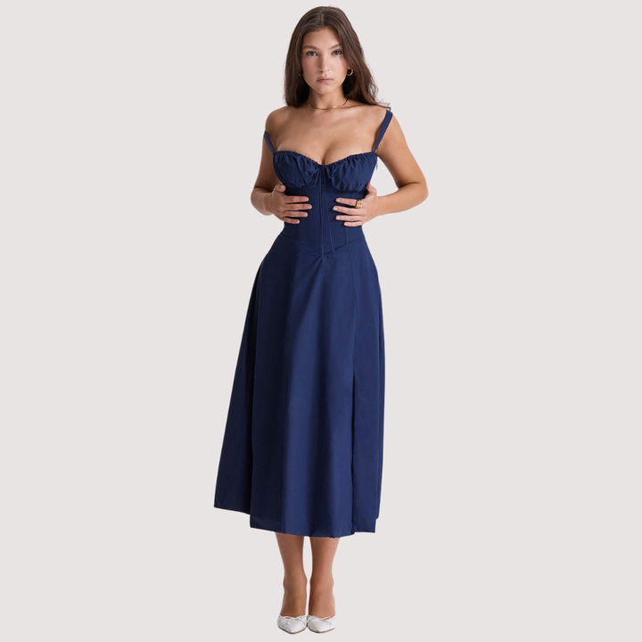 Elea - Midi Dress with Corset