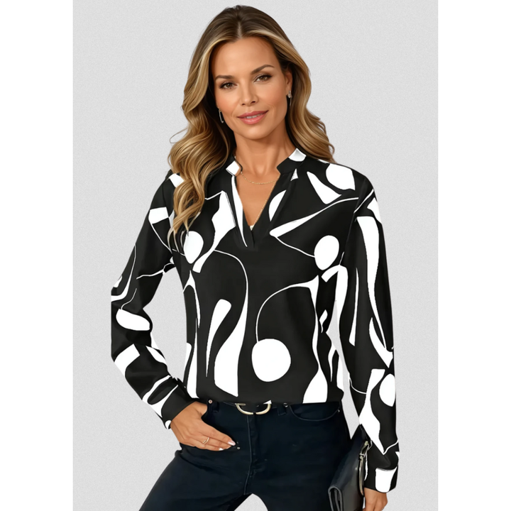 Isolde - Satin look blouse