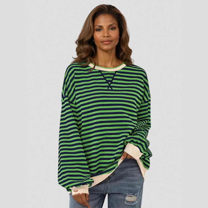 Adriana - Cozy Stripe Sweater