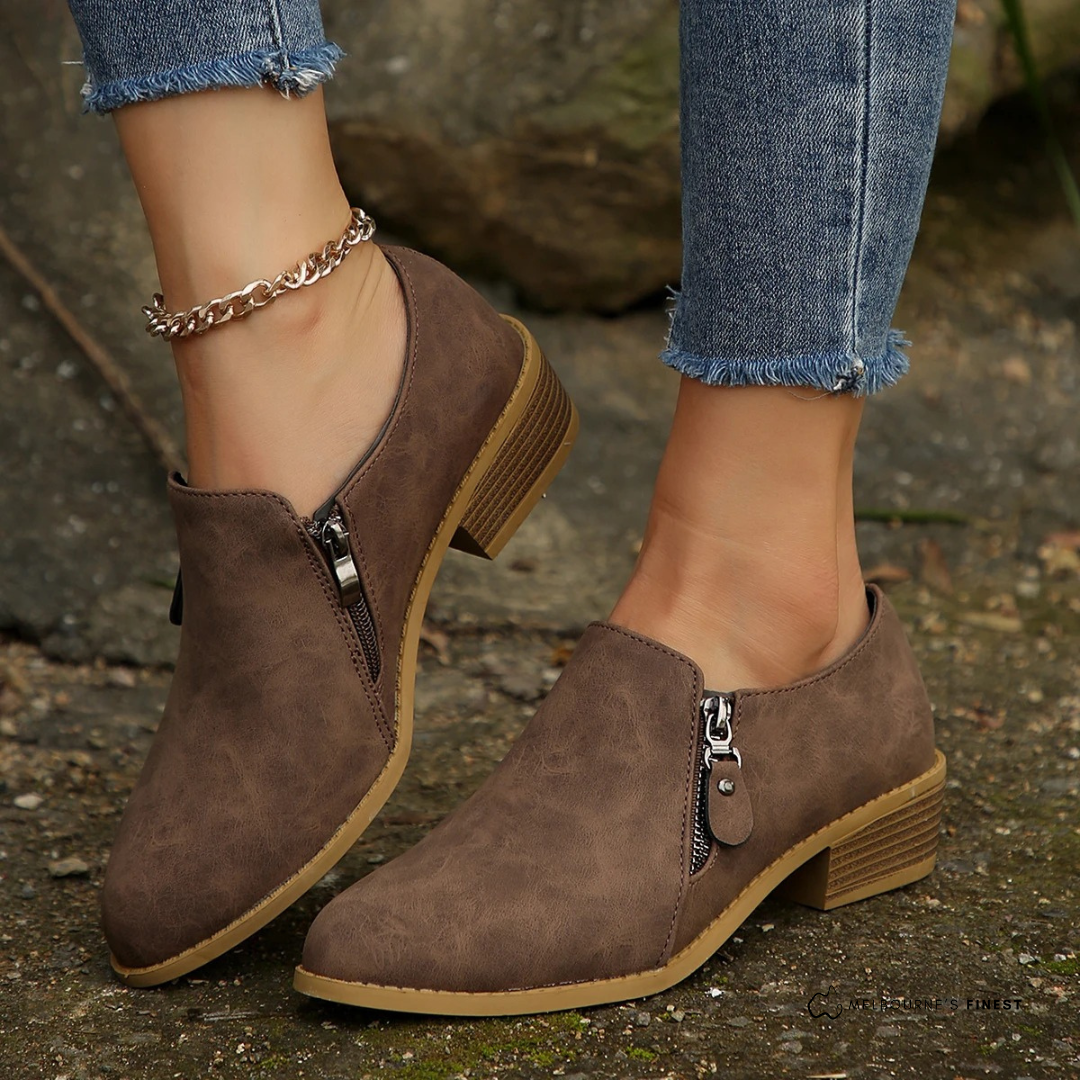 Julisa - Orthopedic Zip-Up Ankle Boots