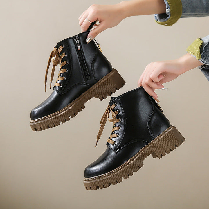 Kalista - Fleece Lined Combat Boots