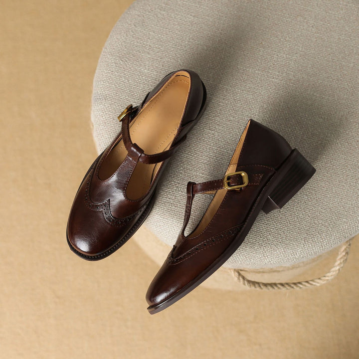 Mia - Elegant T-Bar Mary Janes