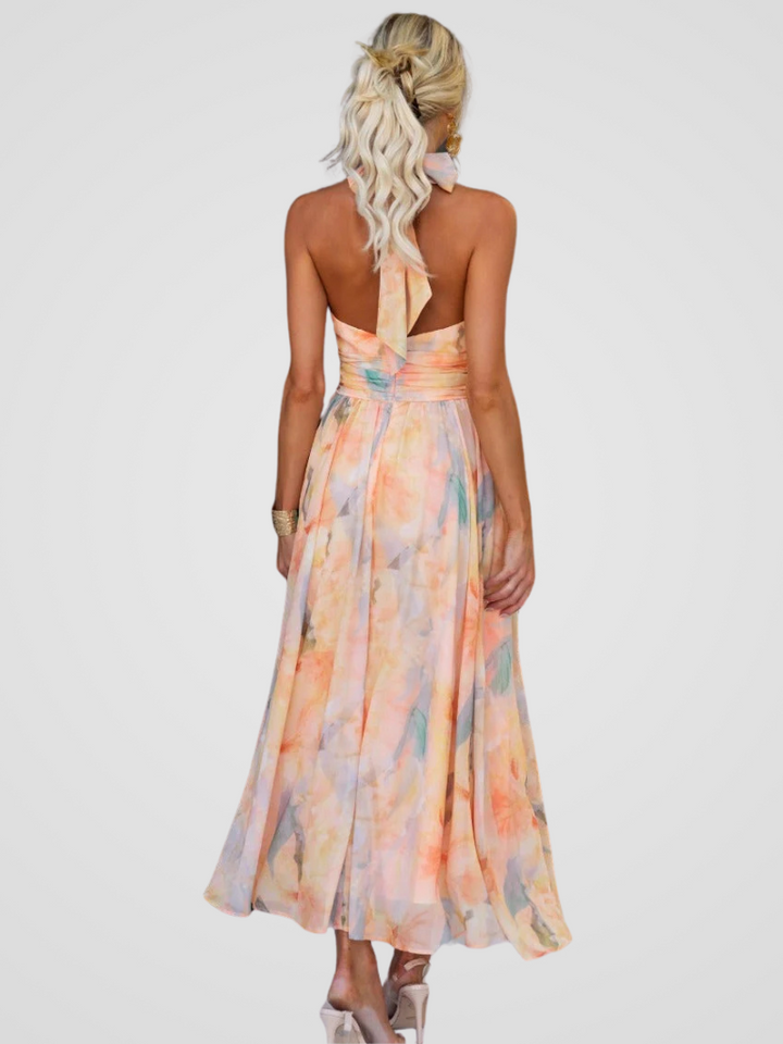 Peach - Flower Fress