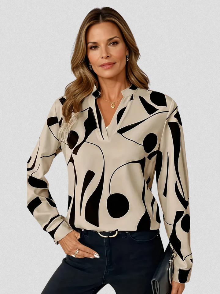 Ramona - Satin look blouse