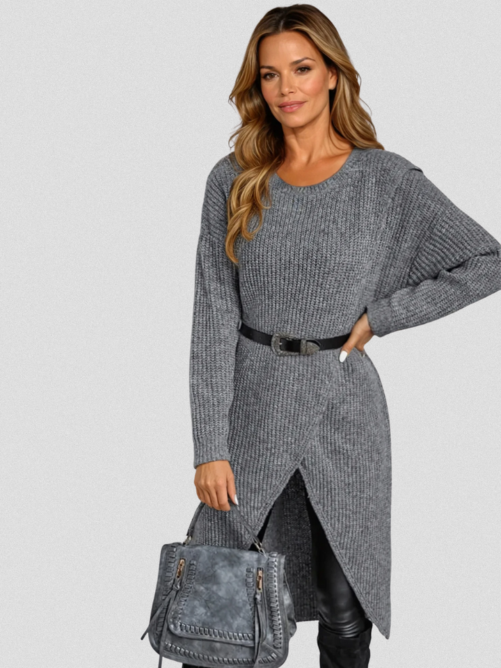 Amalia - Wrap knit dress