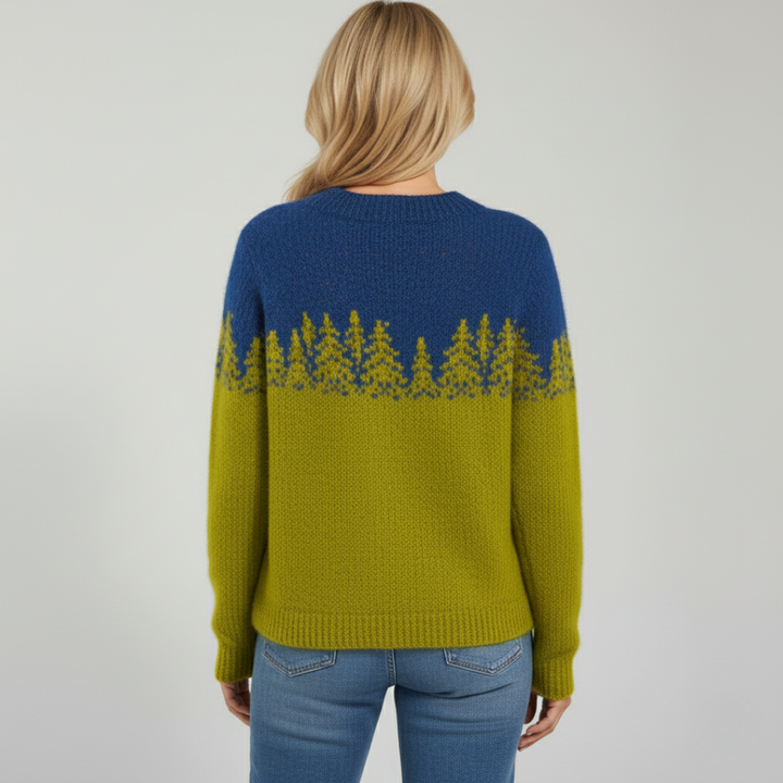 Christine - Icelandic Fir Tree Knit Sweater