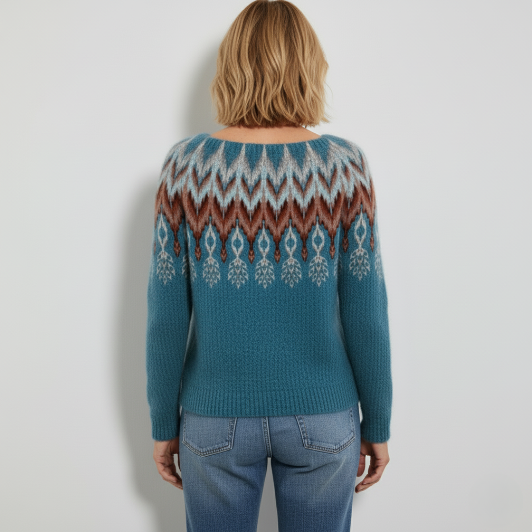 Carol - Vintage Icelandic Ice Knit Sweater