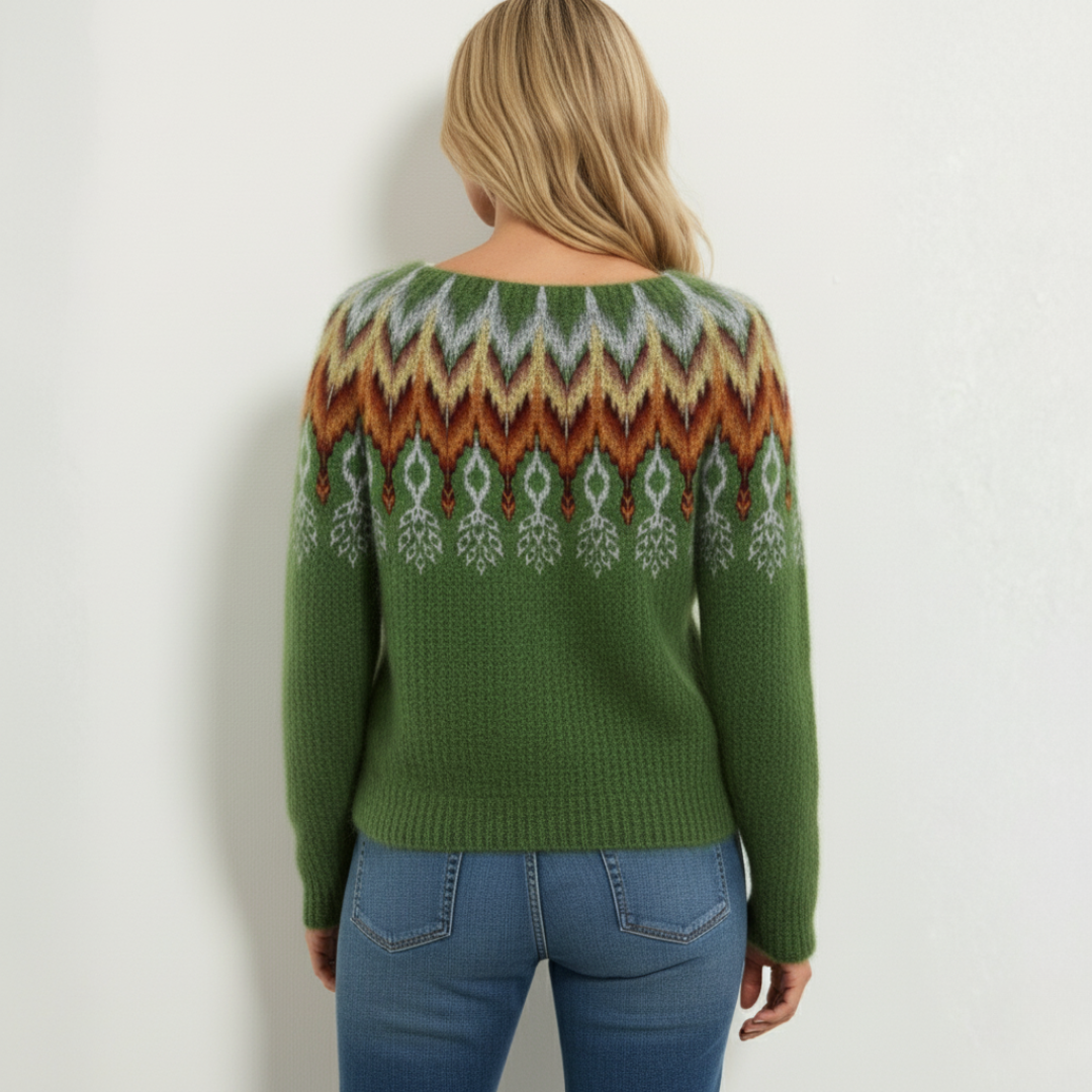 Marie - Vintage Icelandic Ice Knit Sweater