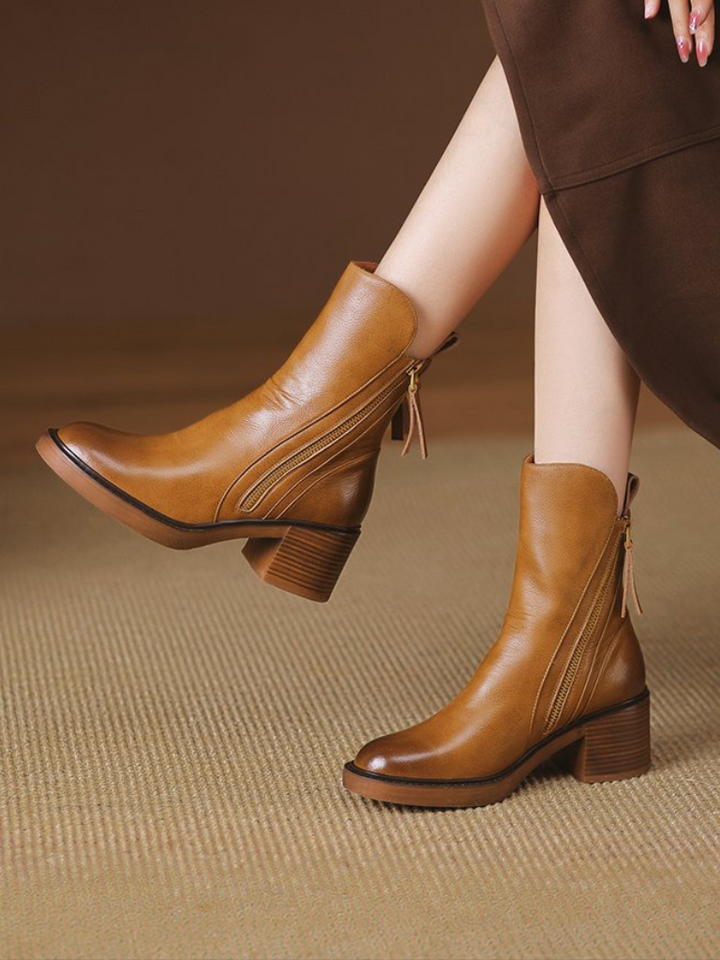 Evelina - Block heel ankle boots