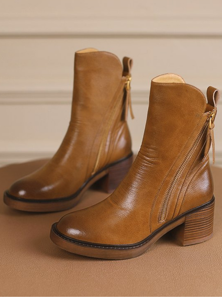 Evelina - Block heel ankle boots