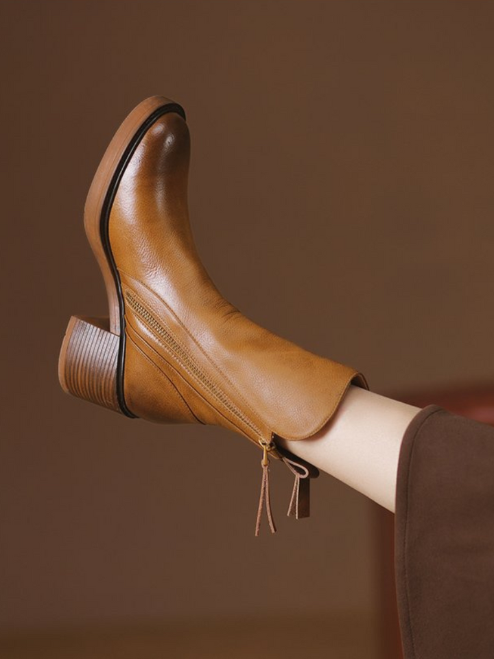 Evelina - Block heel ankle boots