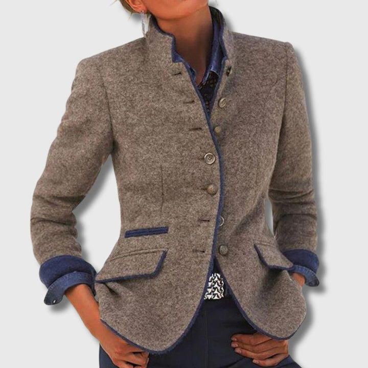 Ava - Women's Classic Wool Blend Blazer Limited Edition