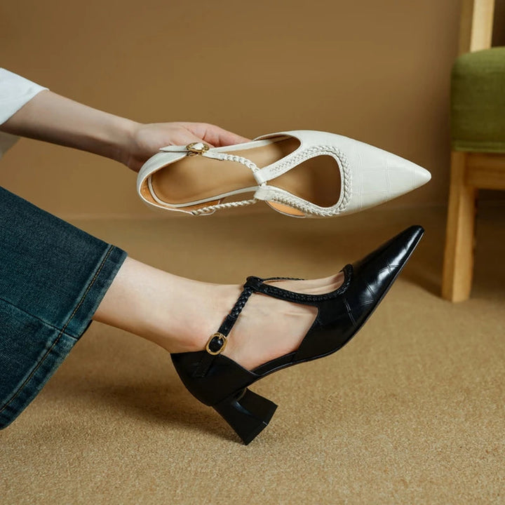 Delilah - Classic Leather Heels