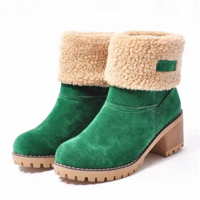 Naomi - Mid-Calf Wool Boots