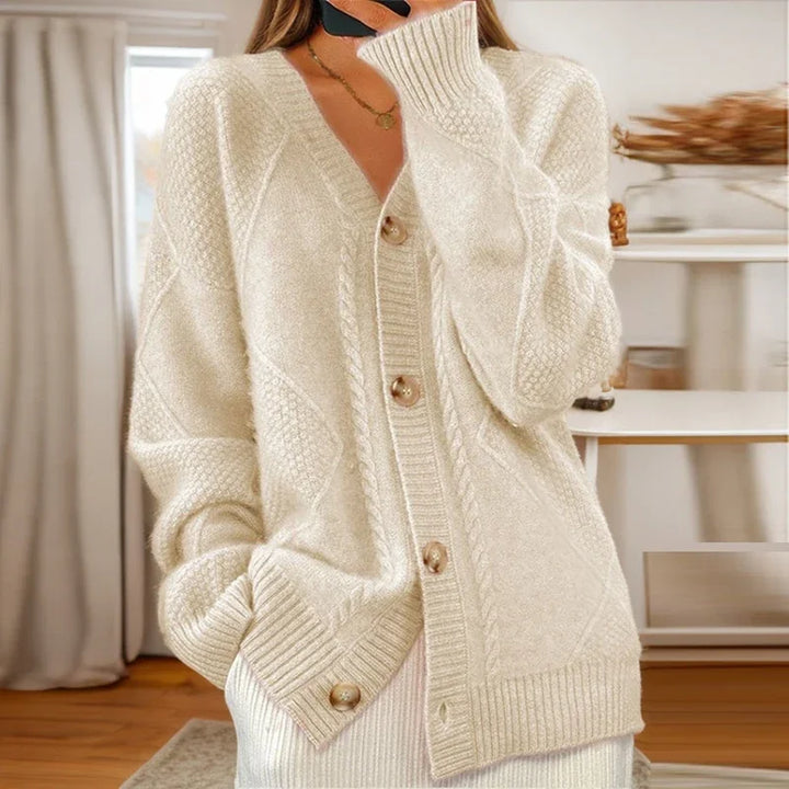 Solange - Cable-Knit Cardigan
