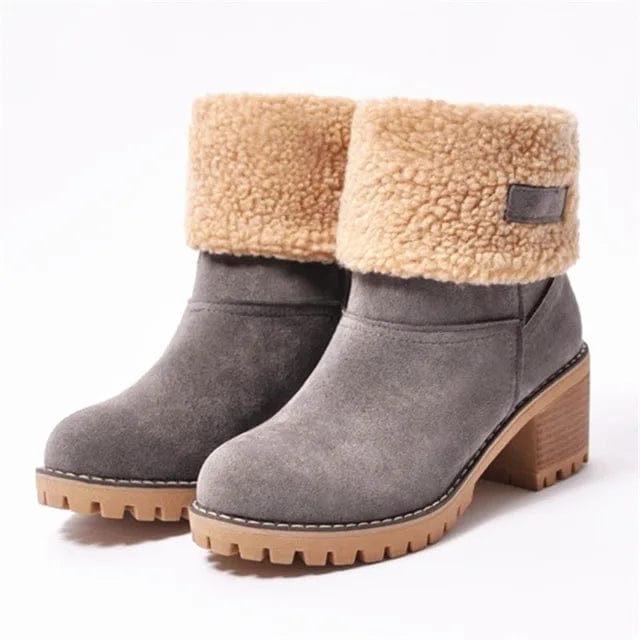 Naomi - Mid-Calf Wool Boots