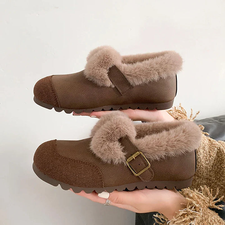 Daisy - The Retro Fur-Lined Loafer