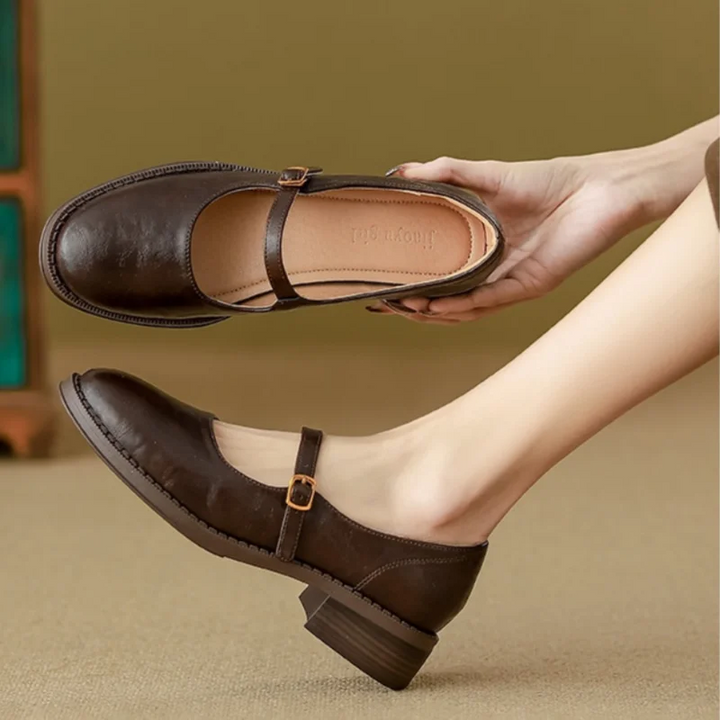 Clara - Classic Comfort Mary Janes Made of Leather