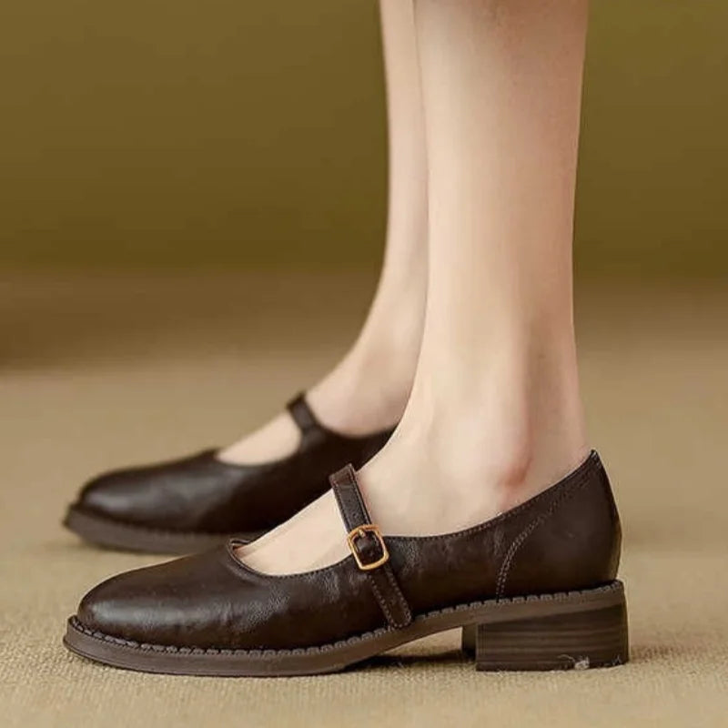 Clara - Classic Comfort Mary Janes Made of Leather