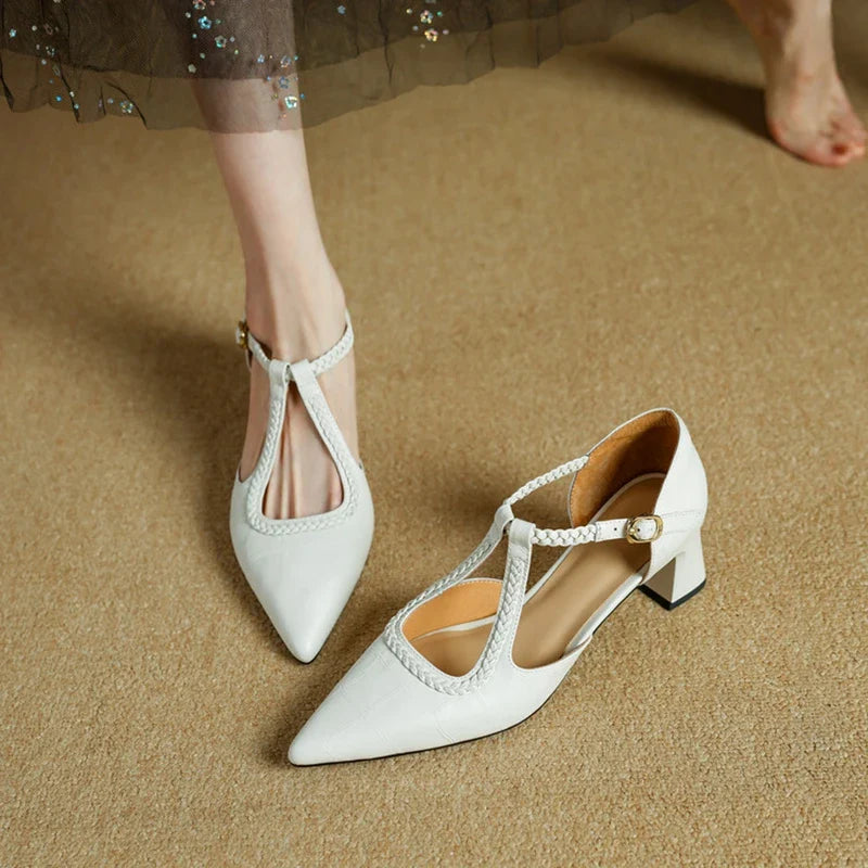 Delilah - Classic Leather Heels