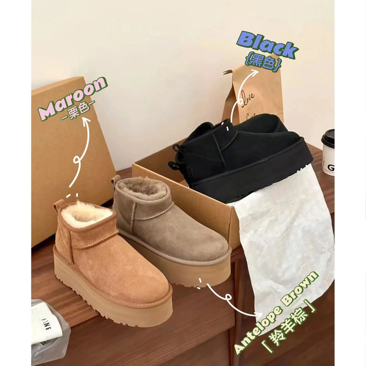 Luna - Thick Sole Winter Boots