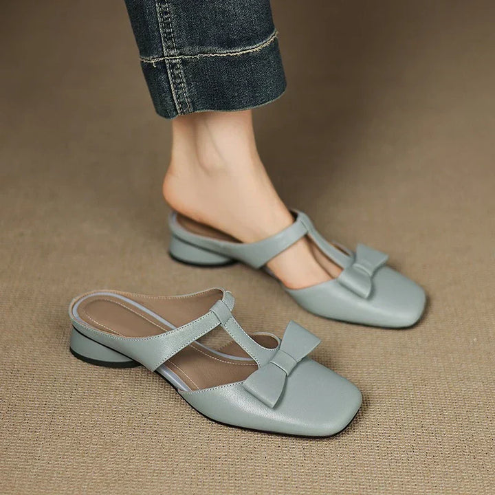 Clara - Square Toe Slippers