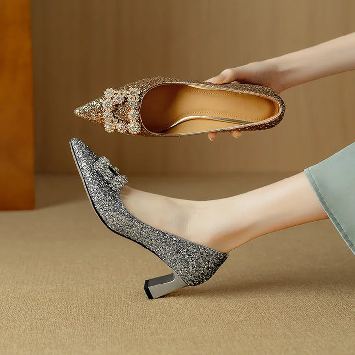 Clara - Gloria Glitter Pumps
