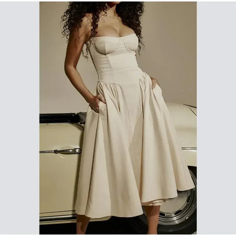 Giuseppa - Elegant Midi Dress