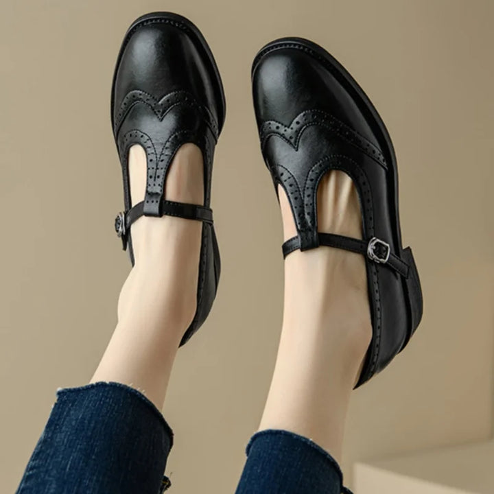 Clara - Elegant T-Strap Mary Janes