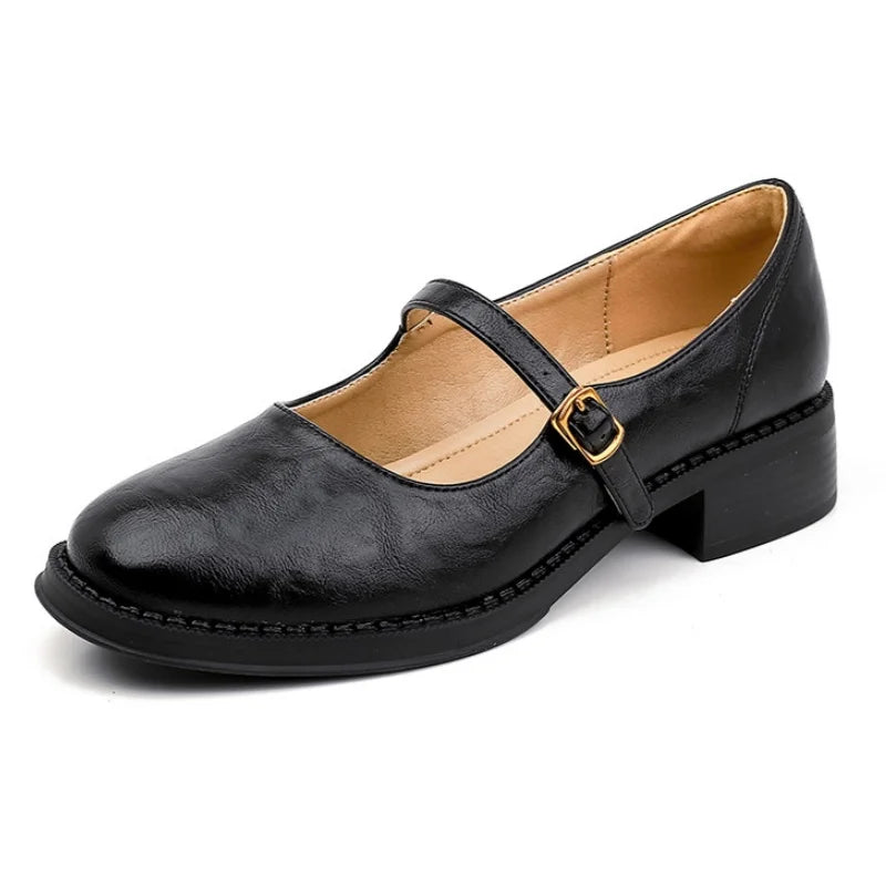 Clara - Classic Comfort Mary Janes Made of Leather